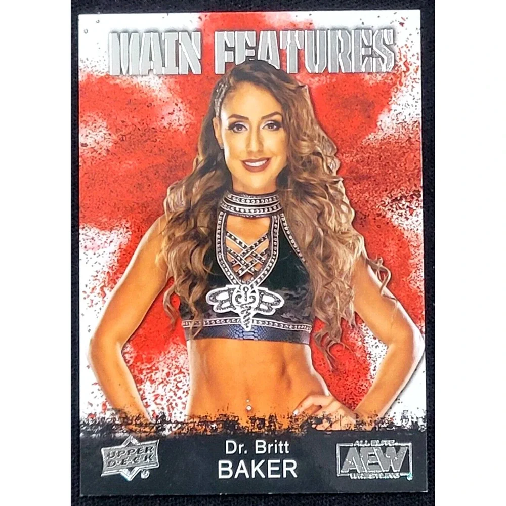 2021 UPPER DECK AEW DR. BRITT BAKER MAIN FEATURES‎